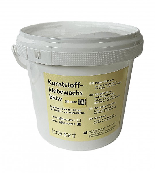 Kunststoffklebewachs 8 mm Ø, 65 mm lang