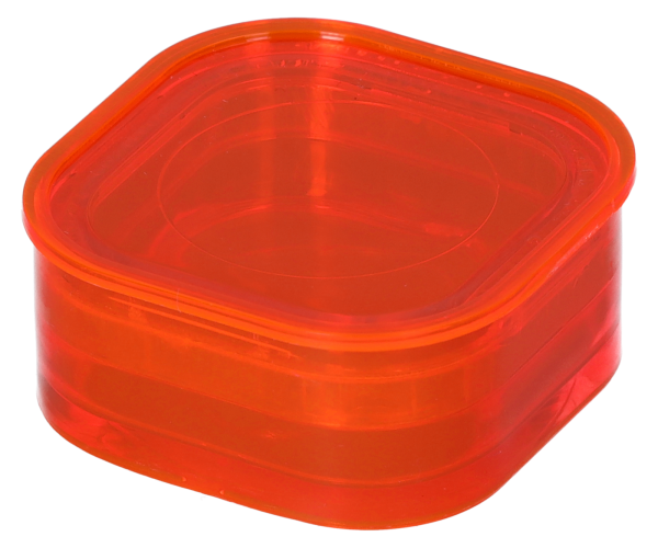 Membrandosen neonfarben, klein 38x38x16mm - 100 Stück