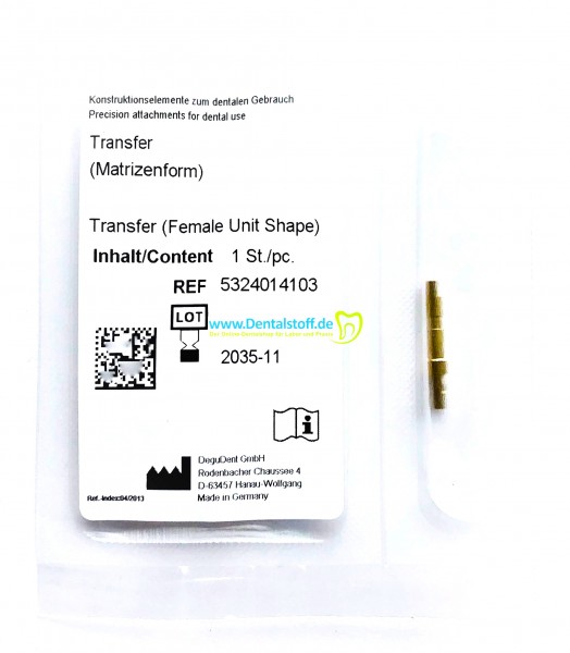 Transfer Werkzeug (Matrizenform) für multi CON Geschiebe 5324014103