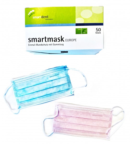 Smartmask Europe Mundschutz mit Gummizug - 50 Stück