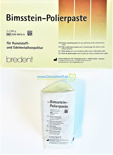 Bimsstein Polierpaste 52000160 - 3x 500g
