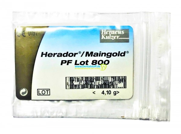 Herador Maingold PF Lot 800 - Lot für Aufbrennkeramiklegierung 14840000