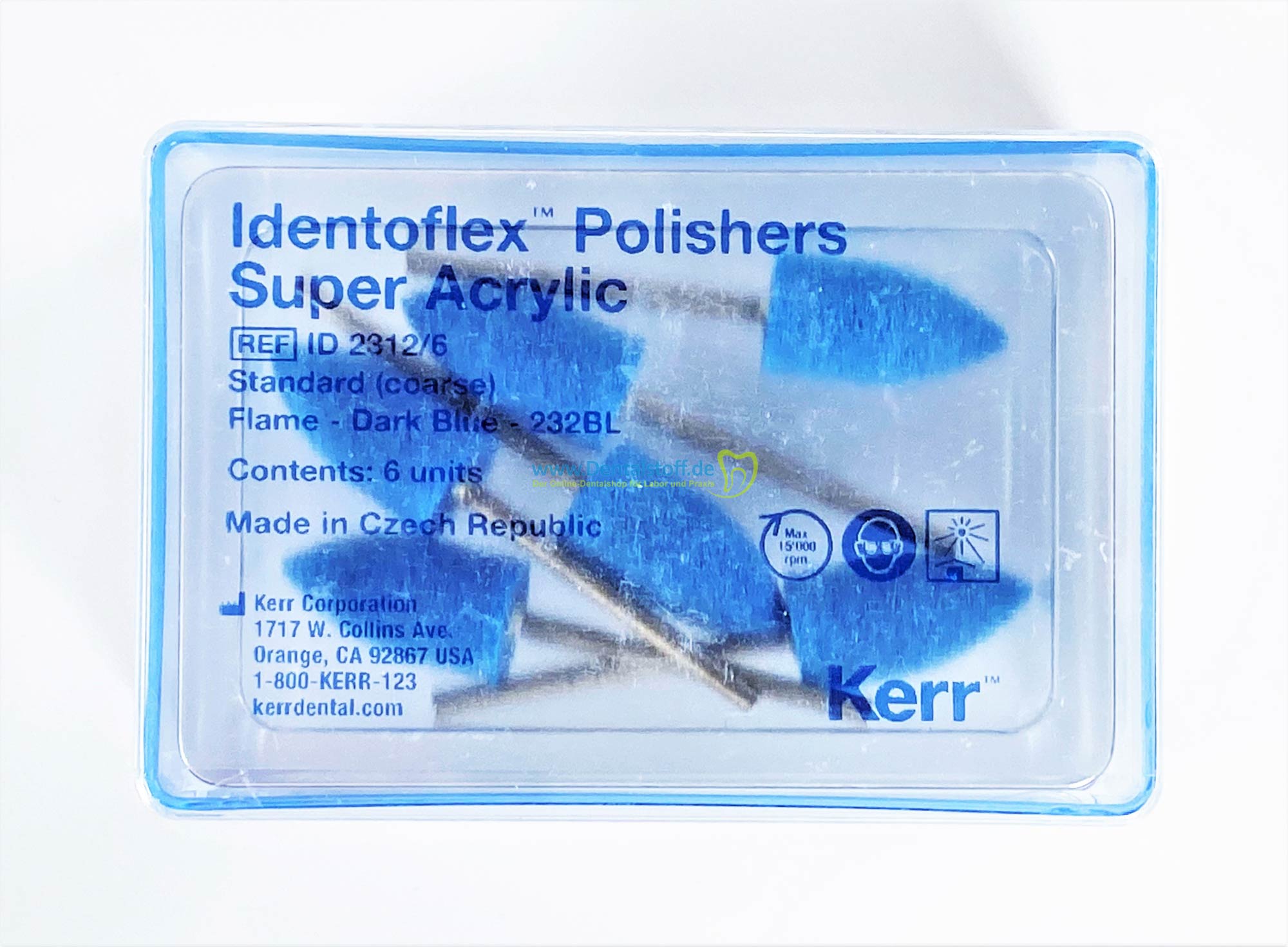 Kerr Identoflex Super Acrylic Polierer | Dentalstoff.de - Der ...