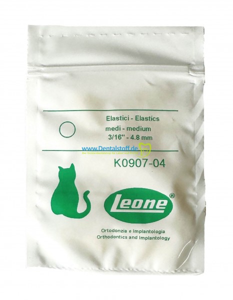 Intraorale Latexringe 3/16 medium 4,8mm grün Katze K0907-04 - 100 Stück