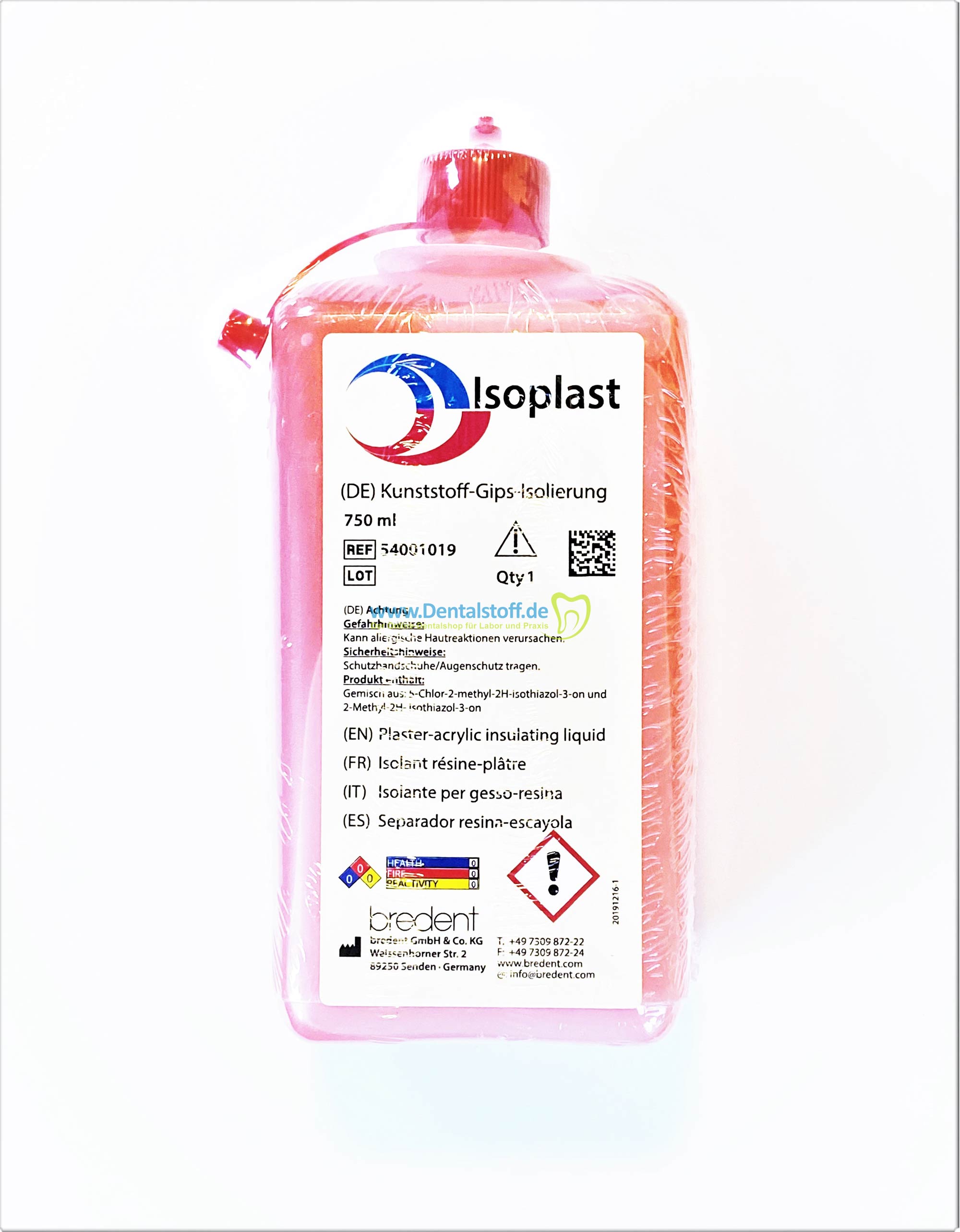 Bredent Isoplast ip 54001019 750ml Dentalstoff.de Der