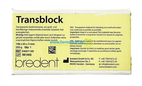 Transblock Ausblockmaterial 54001149 - 250g