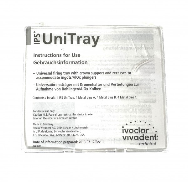 IPS UniTray Brenngutträger 602231 mit Zubehör