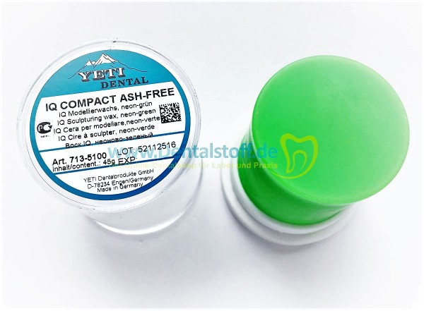 IQ Compact Ash Free Modellierwachs - 45g