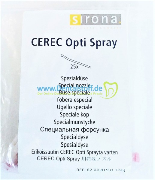 Cerec OptiSpray Sprühkopf 6203819 - 25 Stück