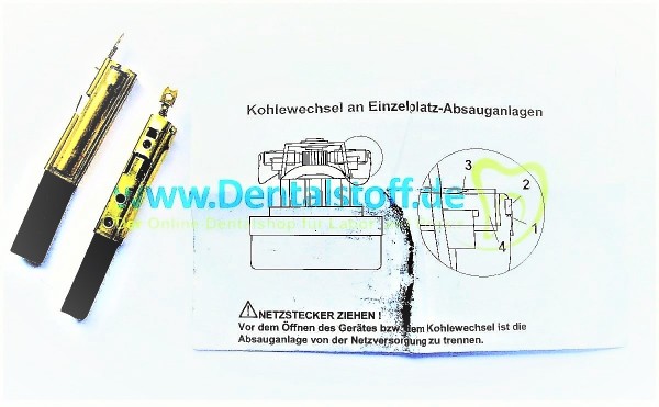 Motorkohlen für Absaugung TA062 - 1 Paar (2 Stück)