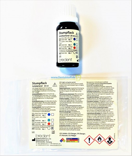 Stumpflack lichthärtend - 20ml