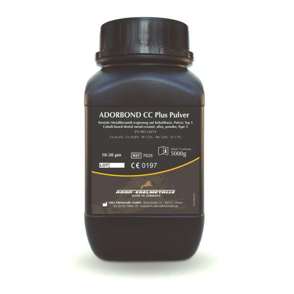 Ador ADORBOND CC Plus Pulver 10/30 µm Typ 5 7625 - 5000g | Dentalstoff ...