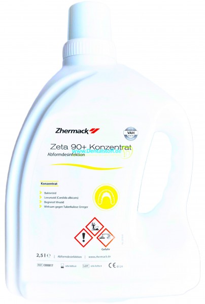 Zeta 90+ Abformdesinfektion Konzentrat C800817 - 2,5 Liter