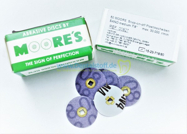 Mooreplastic Disc unmontiert - 50 Stück