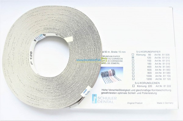 S-U Korundpapier 50m