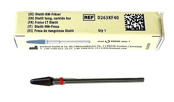 Diatit HM Fräser 263 KF 040 4,0 mm Ø Knospe rund ISO-NR. 509 D263KF40