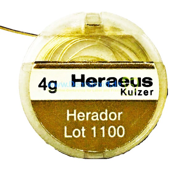 Herador Lot 1100 - Lot für Aufbrennkeramiklegierungen 15800000 - 4g