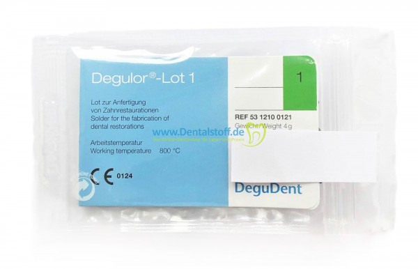 Degulor Lot 1 - Lot für nach dem Brand 5312100120 - 4g