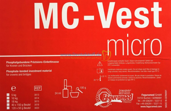 MC Vest Micro Einbettmasse Pulver / Flüssigkeit