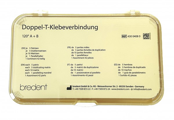 Doppel T Klebeverbindung 120°