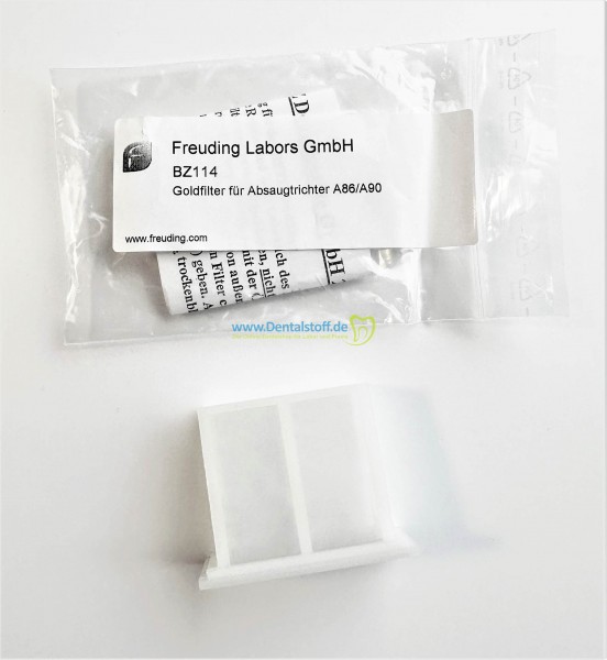 Goldfilter BZ 114 für Absaugtrichter A86/A90