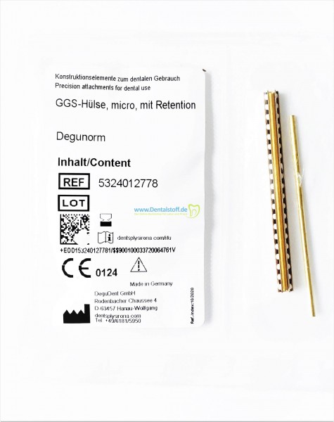 GGS Hülse micro, mit Retention Degunorm 5324012778