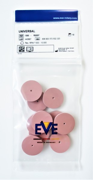 Eve Universal Polierer rosa extra fein unmontiert