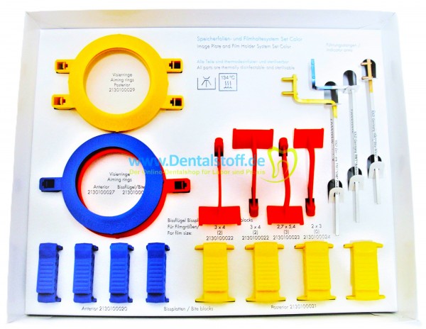 Speicherfolien- und Filmhaltersystem Color 2130-1000-15 - Set