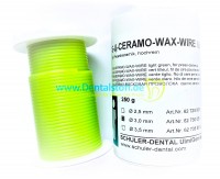 SU Ceramo Wachsdraht rund lindgrün - 250g Rolle SU Ceramo Wachsdraht rund lindgrün - 250g Rolle