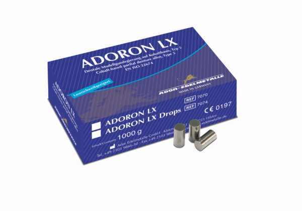 Ador Adoron LX laserfähige Modellgusslegierung - 1000g | Dentalstoff ...