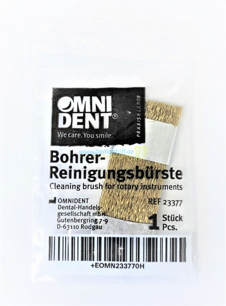 Bohrerreinigungsbürste Messingdraht 23377