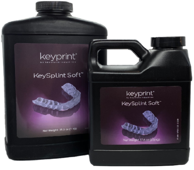 KeyStone Splint Soft Druckerkunststoff transparent