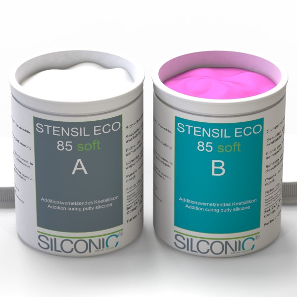 Knetsilikon Stensil ECO 85 soft pink