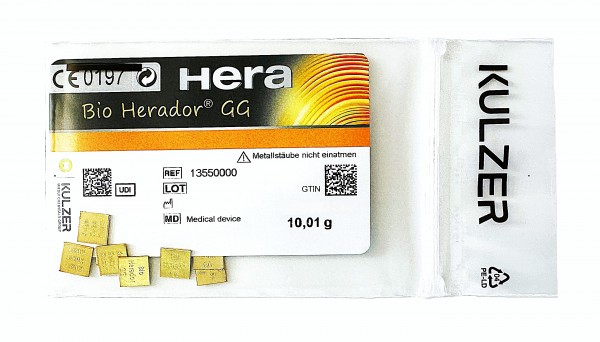 Bio Herador GG - hochgoldhaltige Aufbrennkeramiklegierung 13550000 - 10g