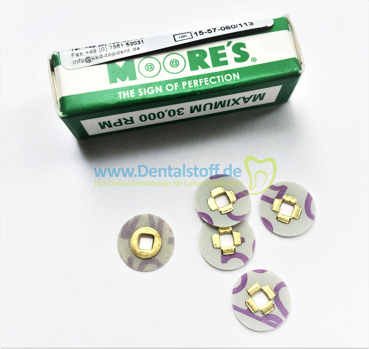 KKD Mooreplastic Disc unmontiert Dentalstoff.de Der für