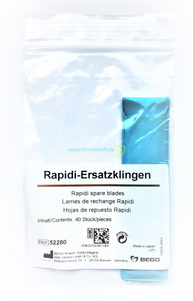 Rapidi Ersatzklingen 52280 - 40 Stück