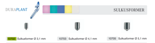 Duraplant Sulcusformer inkl. Schraube