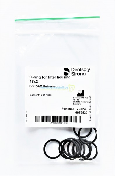 O Ringe für DAC Universal Filterdeckel 6079532 - 10 Stück