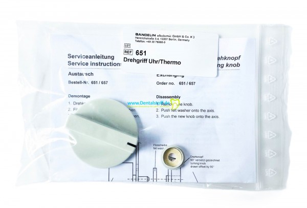Sonorex Super Drehgriff für Uhr und Thermostat 651