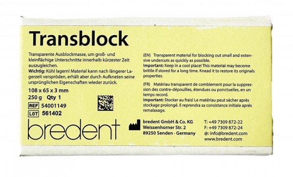Transblock Ausblockmaterial 54001149 - 250g