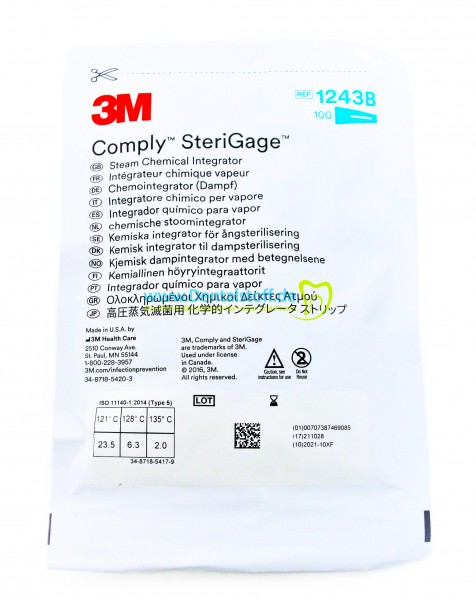 Comply SteriGage Chemical Integrator 1243B - 100 Streifen