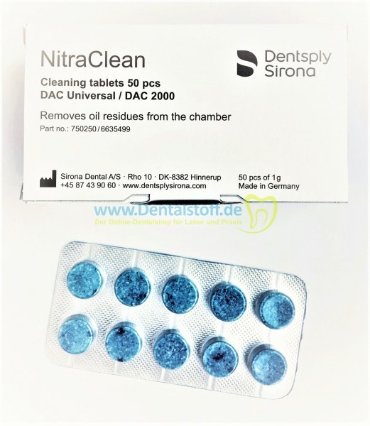 DAC NitraClean Universal Reinigungstabletten blau - 50 Stück