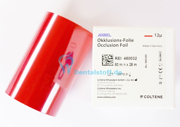Hanel Okklusions Folie ES 12my 22mm - 25m
