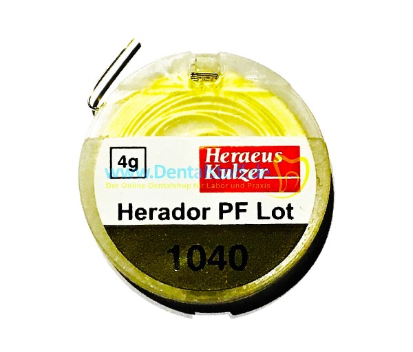Herador PF Lot 1040 - Lot für Aufbrennkeramiklegierungen 15860000 - 4g