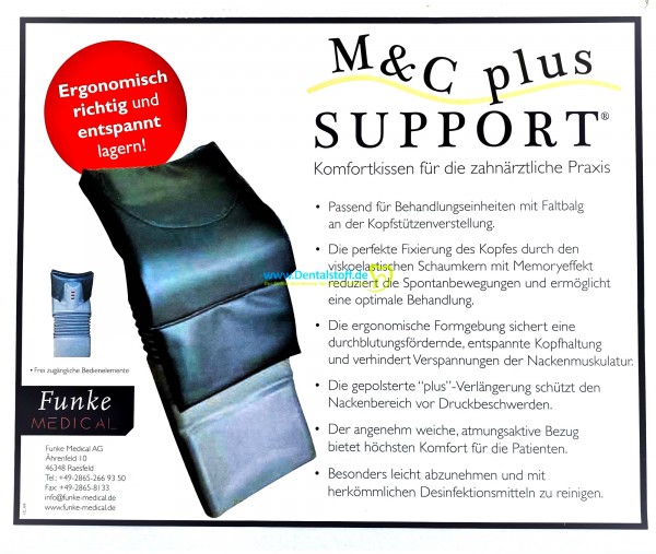 Funke M & C Plus Support Kopfstütze anthrazit 6075