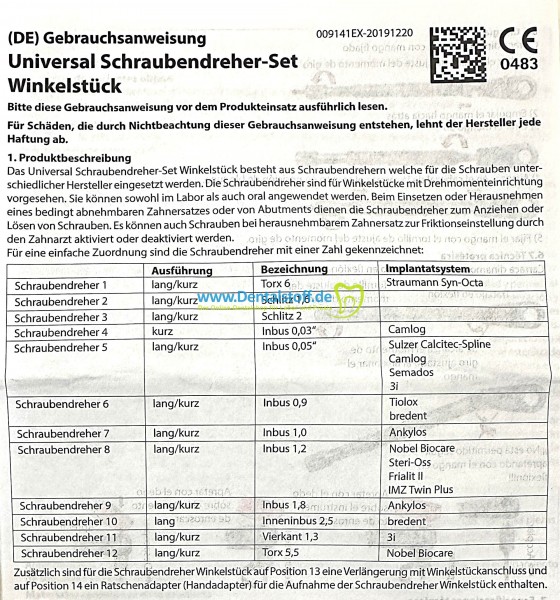 Universal Schraubendreher Set