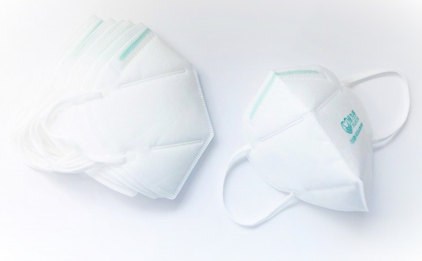 Mundschutz Schutzmasken KN95 FFP2 weiss - 10 Stück