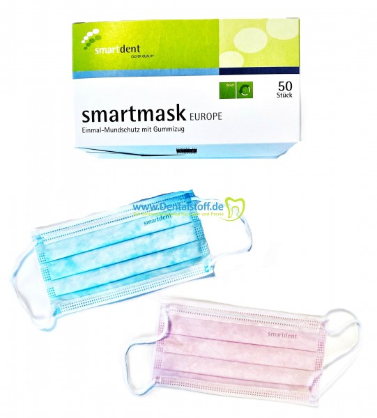 Smartmask Europe Mundschutz mit Gummizug - 50 Stück