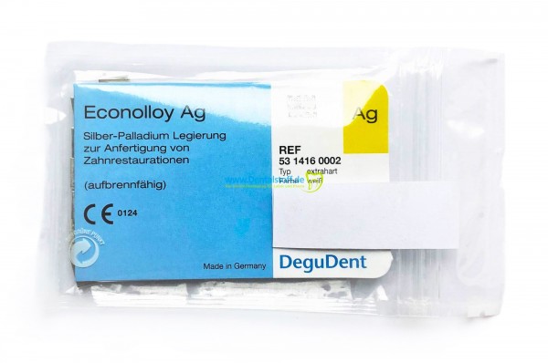 Econolloy Ag - goldreduzierte Legierung, aufbrennfähig 5314160002 - 25g