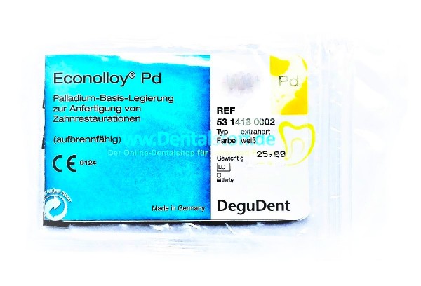Econolloy Pd - goldreduzierte Legierung, aufbrennfähig 5314180002 - 25g